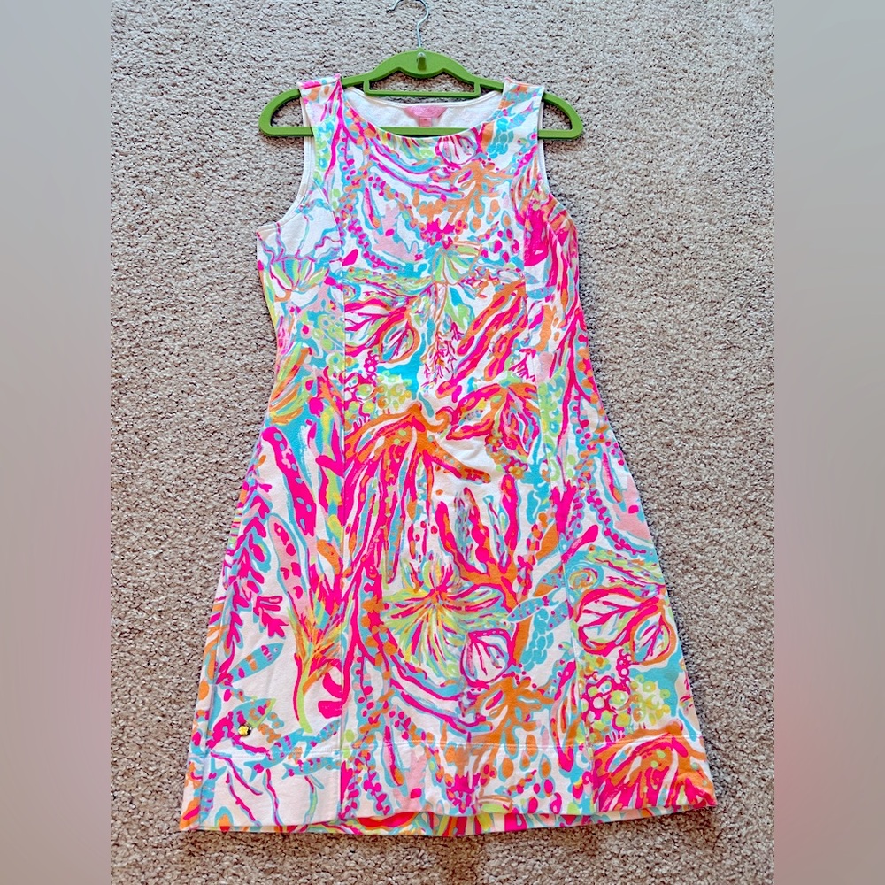 Lilly Pulitzer Shift Dress | Size M | Scuba to Cuba Print